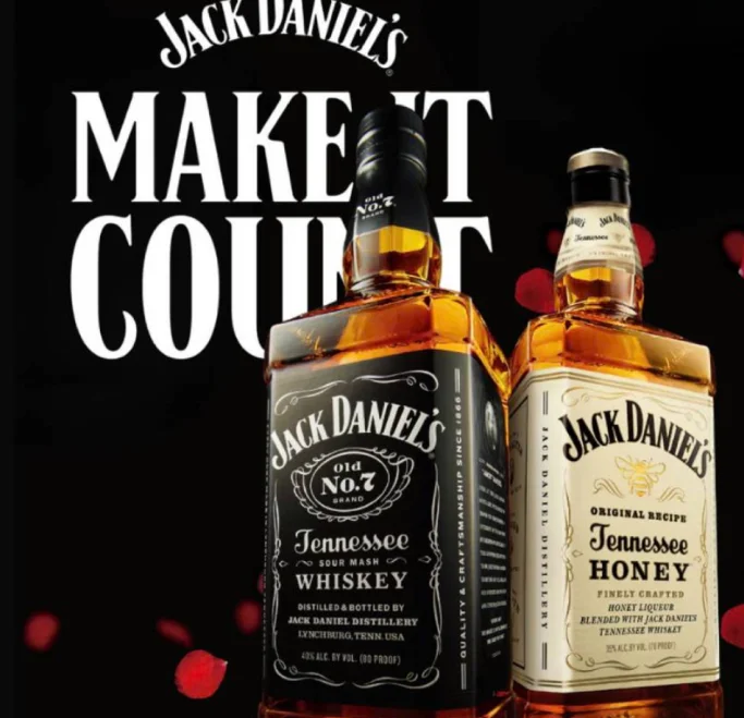Jack Daniel's Gift set 2 Chai x 700ml