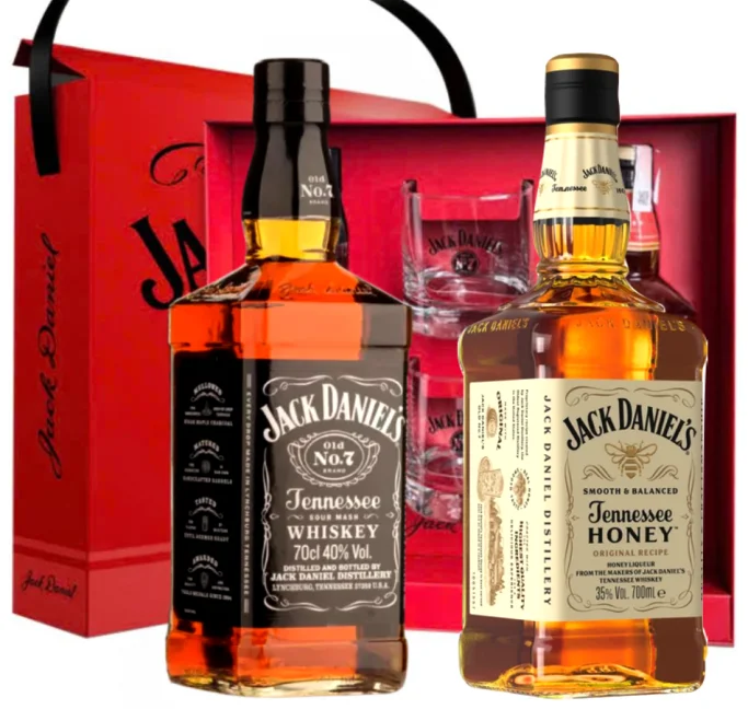 Jack Daniel's Gift set 2 Chai x 700ml