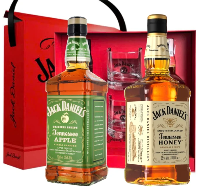 Jack Daniel's Gift set 2 Chai x 700ml