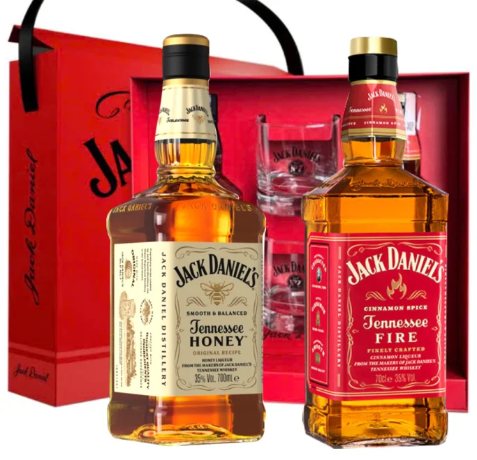 Jack Daniel's Gift set 2 Chai x 700ml