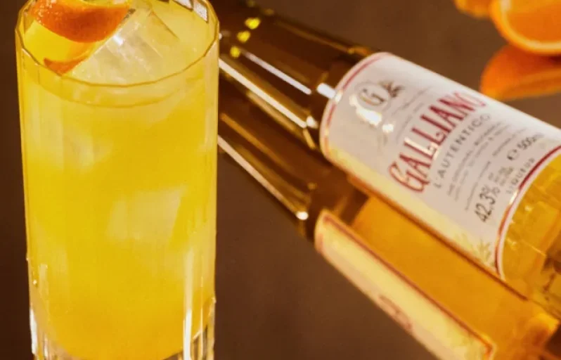 Cách pha cocktail Harvey Wallbanger với rượu Galliano chuẩn vị